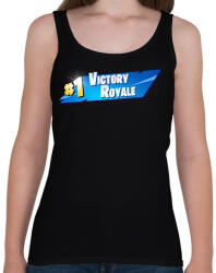 printfashion Fortnite win - Női atléta - Fekete (17378896)