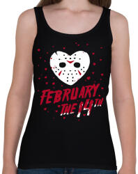 printfashion Február 14 Jason - Női atléta - Fekete (17228086)