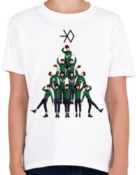 printfashion EXO Christmas - Gyerek póló - Fehér (16882610)