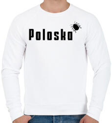 printfashion Poloska - Férfi pulóver - Fehér (17356729)