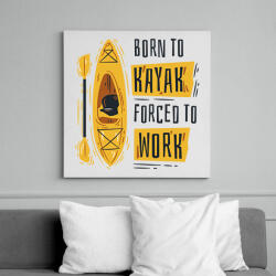 printfashion Kajakos - Vászonkép - Fehér (17073226)