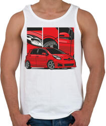 printfashion Toyota Yaris - Férfi atléta - Fehér (17369746)