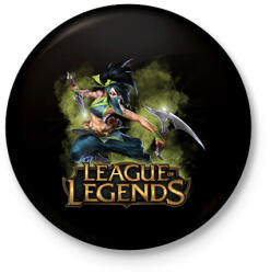 printfashion Akali - Kitűző, hűtőmágnes - Fekete (17329689)