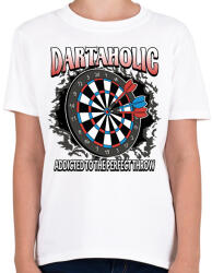 printfashion Darts függő - Gyerek póló - Fehér (17093080)