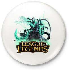 printfashion league of legends Thresh - Kitűző, hűtőmágnes - Fehér (17330138)