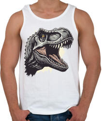 printfashion Dino - Férfi atléta - Fehér (17458342)