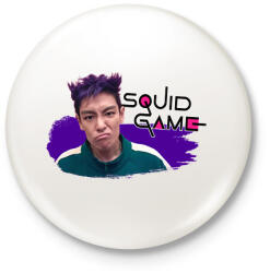 printfashion Squid game thanos - Kitűző, hűtőmágnes - Fehér (17209578)