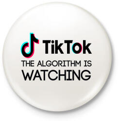 printfashion tiktok2 - Kitűző, hűtőmágnes - Fehér (17387374)