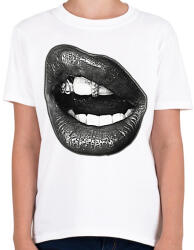 printfashion Y2K CyberKiss - Gyerek póló - Fehér (17186288)