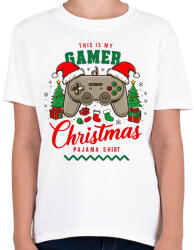 printfashion Gamer pajama (2) - Gyerek póló - Fehér (17186844)