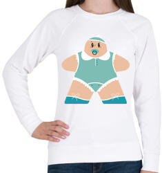 printfashion Baby baba - Női pulóver - Fehér (17046467)