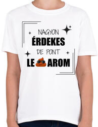 printfashion Nagyon érdekes - Gyerek póló - Fehér (17317656)