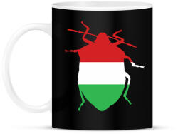 printfashion Magyar poloska - Bögre - Fekete (17374304)