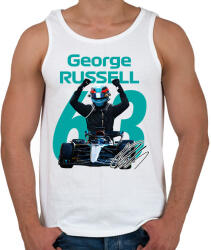 printfashion George Russell - Férfi atléta - Fehér (17313611)