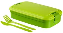 Keter Ételtartó, evőeszközzel, CURVER "Lunch&Go", zöld (KHMU139) - primatinta
