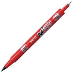 Pilot Kétoldalas marker PILOT Twin Marker BeGreen 0, 5 + 0, 3 mm piros