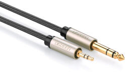 UGREEN AV127 3.5mm-es jack sztereó kábel 6.35mm TRS-hez - 2m szürke