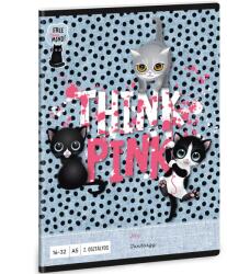 Ars Una Ars Una: Think Pink cuki cicás 2. osztályos vonalas füzet 32 lapos A/5