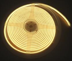 V-TAC 320 LED/m IP67 24V COB LED szalag 5m, melegfehér (KIVITELEZŐKNEK) (vt 320cob ip67 szalag ww)