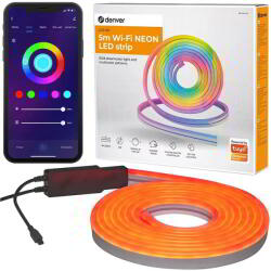 Denver Electronics LCO-551 Kültéri/Beltéri LED szalag 5m - RGB