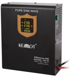 KEMOT Wall-mounted emergency power supply KEMOT PROsinus-500 converter with pure sine wave and charging function 12V 230V 500VA/300W (LEC-URZ3408)