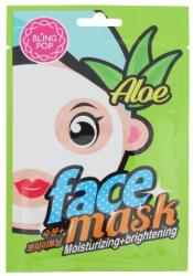 Bling Pop Face Mask Aloe Moisturizing + Brightening arcmaszk minden bőrtípus 20 ml uniszex