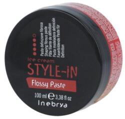 Inebrya Style-In Ice Cream Flossy Paste tincskiemelés és hajformázás erős fixálás 100 ml