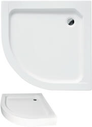 Besco Alex íves akril zuhanytálca 90 × 90 × 16 cm - BAA-90 (BAA-90)