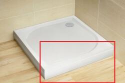 Radaway Paros C szögletes műmárvány zuhanytálca állítható lábakkal + szifon! - 100 cm-es előlap