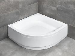 Radaway Samos A íves akril magas zuhanytálca levehető előlappal+ szifon! - 80x80 cm (4S88300-03)