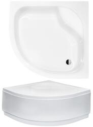 Besco Diper I íves mély zuhanytálca 90 × 90 × 38, 5 cm - BAD-90-NK (BAD-90-NK)