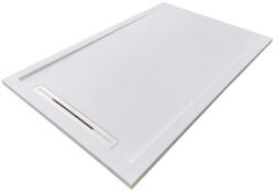 Aquatrend Freya öntött márvány kompozit zuhanytálca 90x90x2, 7 cm - fehér (WEB015578)