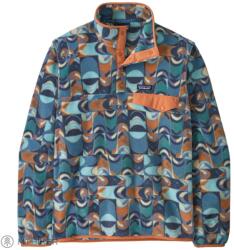Patagonia Lightweight Synchilla Snap-T pulóver, swallowtail geo: still blue (M)