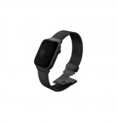 Uniq Dante Pro Apple Watch 42/41/40mm állítható fém óraszíj, fekete (-42MM-DANPGBLK)