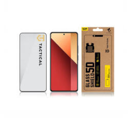 TACTICAL Glass Shield 5D Xiaomi Redmi Note 13 Pro 4G/5G / Poco X6 5G kijelzővédő üvegfólia, fekete (57983119418) - aqua