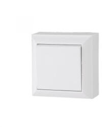 GAO Business Line IP20 nyomókapcsoló, beltéri, 230 V~ / 50 Hz / 10 A, fehér (0323H) (0323H)