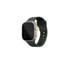 Uniq Stride KFM Apple Watch 41/40/38mm gumis szilikon szíj, khaki/zöld (-41MM-STRIPKHA) (UNIQ-41MM-STRIPKHA)