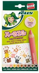 Jolly X-Big Skin Tones extra vastag 10 darabos színesceruza készlet (3099-0003) - bestbyte
