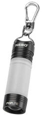 NEBO POPLITE zseblámpa, 8x-os zoom, alumínium test, víz- és ütésálló, mágneses és karabineres rögzítés, 45g (NB6557)