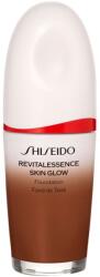 Shiseido Revitalessence Skin Glow Foundation könnyű alapozó világosító hatással SPF 30 árnyalat Rosewood 30 ml
