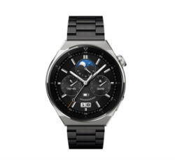 Utángyártott Forcell FS06 Samsung Watch 20mm fém szíj, fekete (5903396223228) (5903396223228)