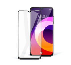 Utángyártott Apple iPhone 12 Pro Max Full Glue Ceramic hajlított tempered glass kijelzővédő üvegfólia, fekete (5903396078064)