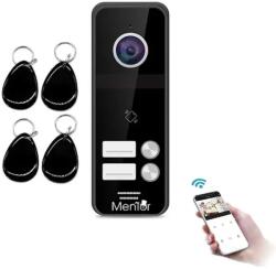 Philips VideoInterfon Smart wireless WiFi Mentor SY061 Full-HD 2MP IR IP65 acces 2 familii Aplicatie/Card/Buton (MMDSY061-123436)