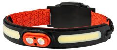 NEBO CURVBEAM 600 FLEX fejlámpa, 600 lumen, 1100mAh, COB LED, IPX4, 180°-os világítás (NEB-HLP-0021-G)