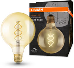 OSRAM Dimmelhető LED izzó, E27, 4 W, GLOBE VINTAGE, meleg fehér