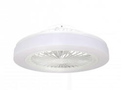 OPTONICA ventilátoros mennyezeti LED lámpa távirányítóval feher 36W CCT 19106 (19106) - optonica