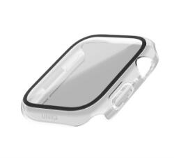 Uniq Nautic Apple Watch 41mm műanyag tok üvegfóliával, átlátszó (-41MM-NAUCLR) (UNIQ-41MM-NAUCLR)