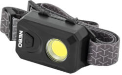 NEBO 150 fejlámpa, 150 lumen, COB LED, 3 üzemmód, elemes (NEB-HLP-7000-G)