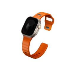 Uniq Stride KFM Apple Watch 49mm gumis szilikon szíj, narancs (-49MM-STRIVORG) (UNIQ-49MM-STRIVORG)