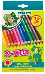 Jolly X-Big extra vastag 12 darabos színesceruza készlet (3099-0001) - officedepot